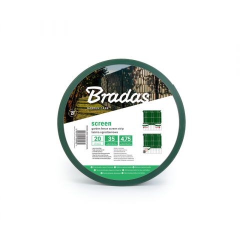 Оградна лента Bradas 4.75 см x 35 м зелена - Оградки