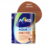 Лак за дърво Леко Aqua 0.6 л кестен