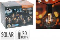 LED парти крушки опушен балон 20 бр. топла ветлина