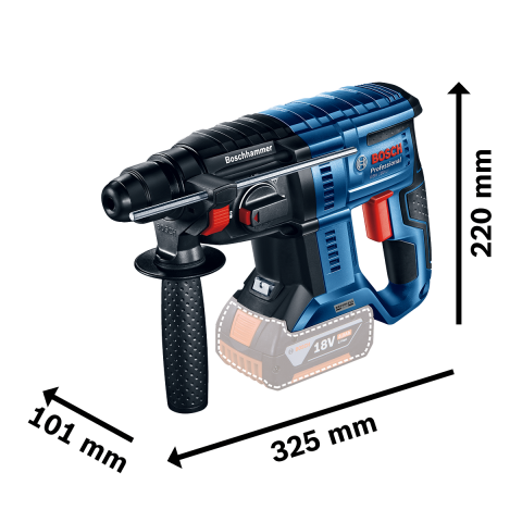 Акумулаторен комплект BOSCH BLUE GBH180 + GDX180, снимка 8 - Електроинструменти
