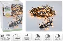 Коледни лампички 400 LED топла светлина 8 м