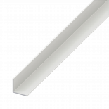 Ъглов профил PVC 50x50 мм 1 м бял