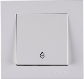 KAREN бял  ключ СХ6 девиаторен 250V 10A