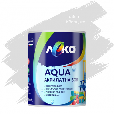 Акрилатна боя
Леко Aqua сатен Кварцит 0.6л - Бои за метал