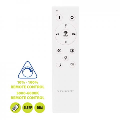 LED плафон Andromeda 230 V с дистанционно, снимка 3 - Плафони