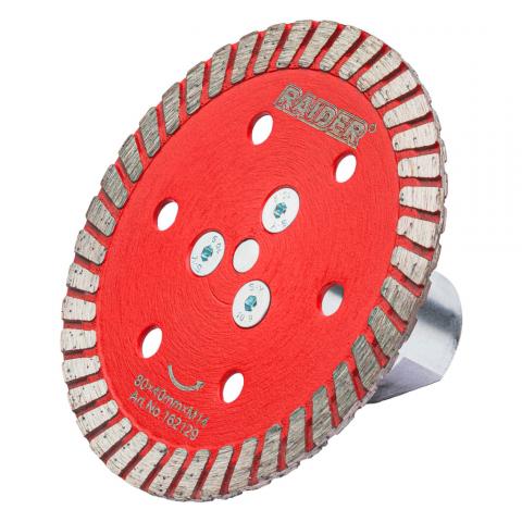 Диамантен диск Raider 80x40 мм с М14 - Диамантени дискове