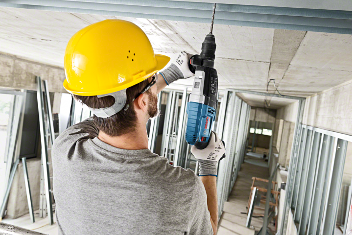 Перфоратор Bosch Blue GBH 2-28, снимка 9 - Електроинструменти