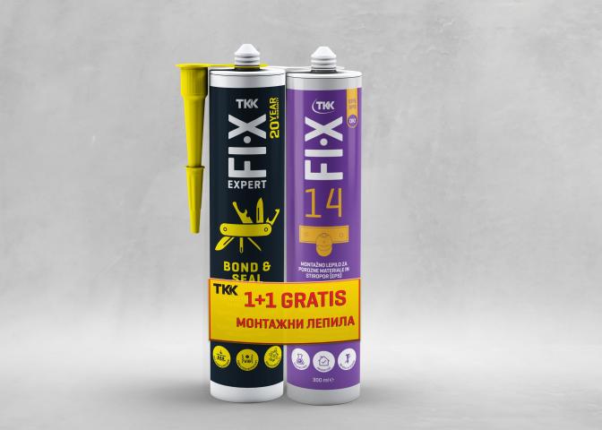 Прoмо пакет FIX EXPERT Seal and bond + FIX 14 - Монтажни лепила