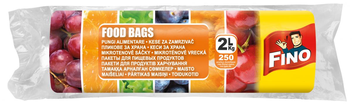 Пликове за храна ролка Fino 2 л 250 бр. - Пликове за храна