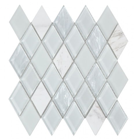 Мозайка Jewel White 26x29.7 - Мозайки