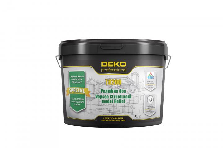 Декоративна релефна мазилка Deko Professional 5 кг, бяла - Фасадни бои