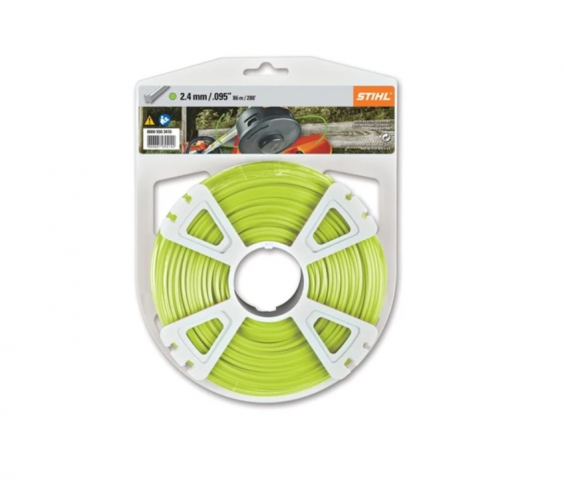 Корда Stihl с X-образно сечение 2.4 мм x 83 - Тримери и коси