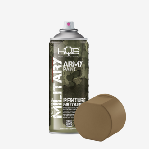 Спрей HQS Камуфлаж, сиво-зелен мат - Бои за метал