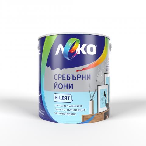 Интериорна боя Леко Сребърни йони 2.5 л северно сияние - Интериорни бои