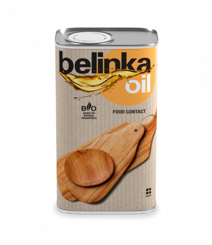 Масло за дърво Belinka Oil Food 0.5 л безцветно - Лакове за дърво