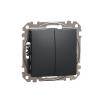 Sedna New Мех. ключ сериен, 10А 250V, антрацит