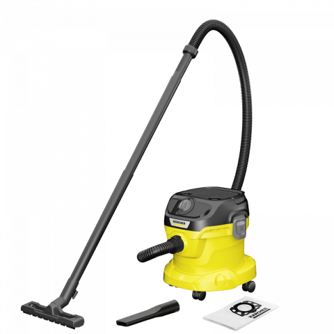 Мултифункционална смукачка Karcher WD 2 Black V-12/4/18 - Прахосмукачки за сухо и мокро почистване