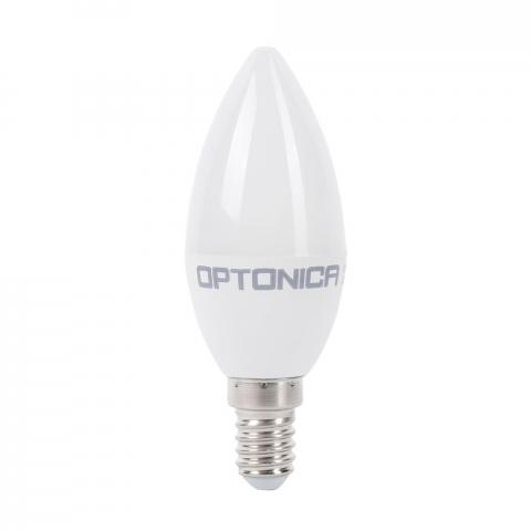 LED крушка Optonica E14 C37 8W 710 lm 2700K, свещ - Лед крушки е14