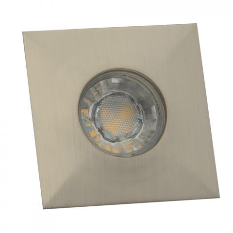 Led луна PMMA мат.хром 4W/ 3000K IP44 квадратна - Осветителни тела