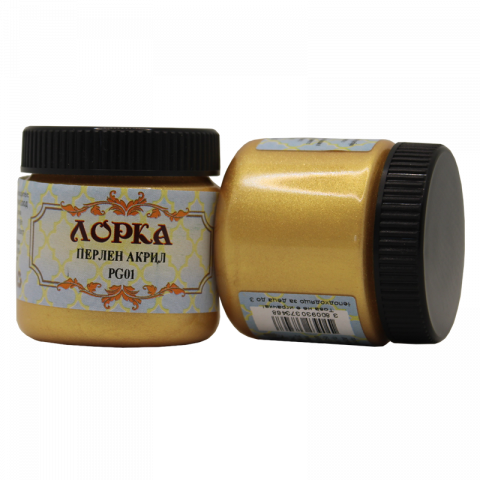 Перлен акрил Лорка 90 г злато - Интериорни бои