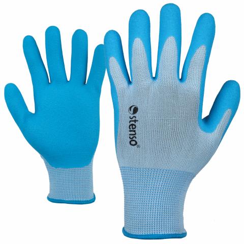 Ръкавици топени в латекс Cattley blue №9 - Ръкавици от изкуствени материи