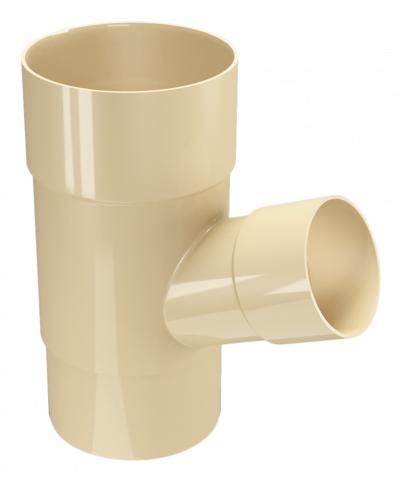Утка Ф80/Ф50/ 67°/O50 RAINPIPE беж - Строителство