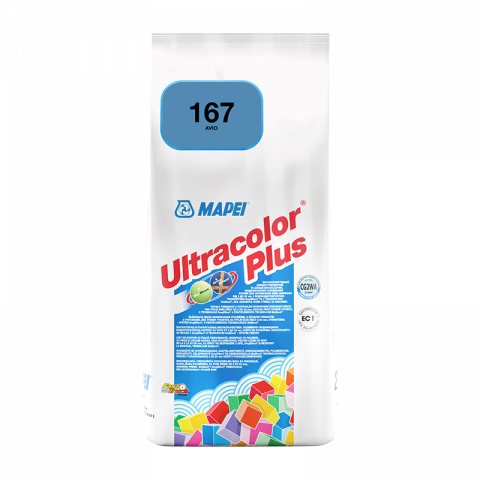 Фугираща смес Mapei Ultracolor Plus 167 Въздушно син, 2 кг - Фугиращи смеси
