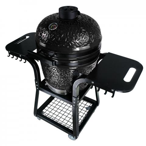 Барбекю Kamado 127.3х65.4х127.6 см с колелца, снимка 3 - Керамични грилове Кamado