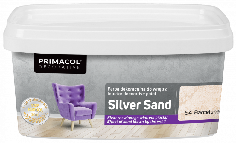 Перлена базa Primacol Silver Sand 3 л - Интериорни бои