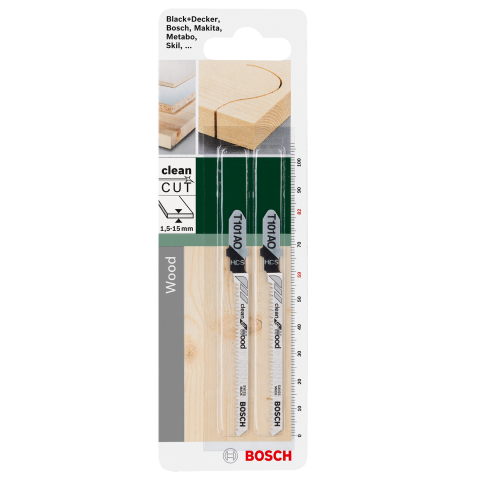 Ножчета Bosch HCS T101AO 2 бр., снимка 2 - Ножчета за прободен трион
