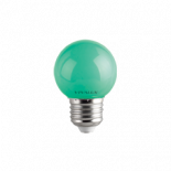 LED крушка Vivalux G45 1W E27 зелена