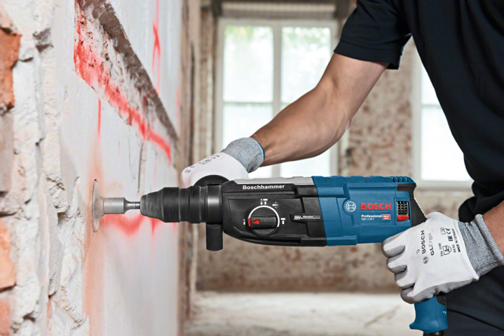 Перфоратор Bosch Blue GBH 2-28, снимка 7 - Електроинструменти