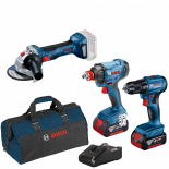 Акумулаторен комплект Bosch GSR185+GDX180+GWS180