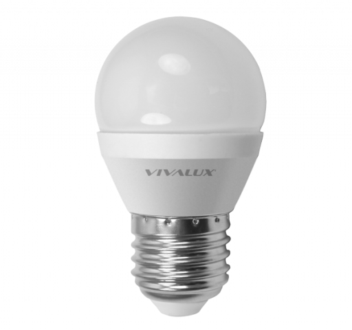 LED крушка Vivalux 6W E27, 470 lm топла - Лед крушки е27