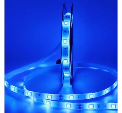 LED лента 5050 Lightex 30бр/м 12V DC 7.2W 10lm/W RGB IP20 10мм - 5м - Led ленти и аксесоари