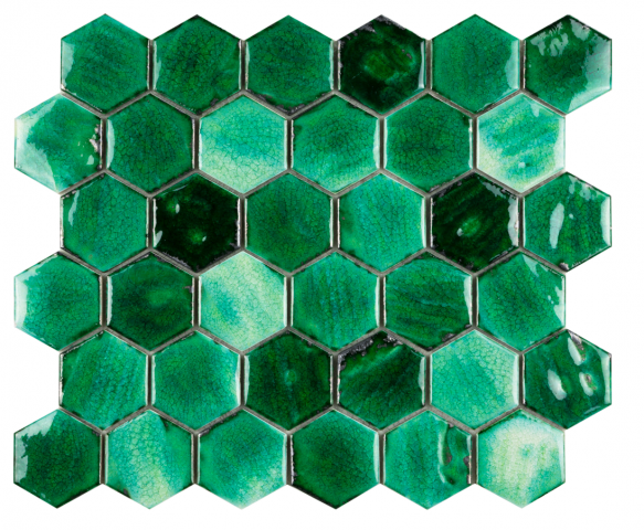 Мозайка Mykonos Emerald 31.2x27 - Мозайки