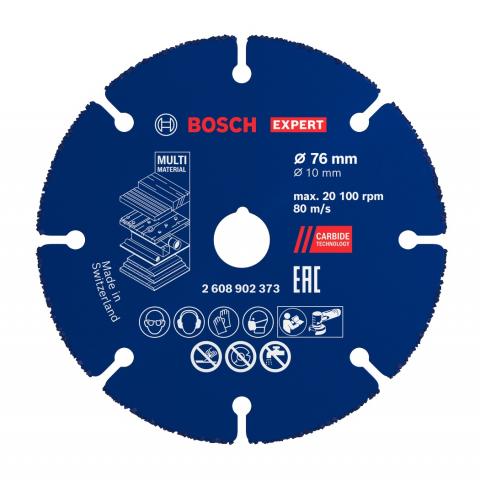 Карбиден диск Bosch Expert MM 76х10 мм - Дискове за други материали