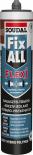 Лепило-уплътнител Fix All Flexi Soudal 280 мл кафяв