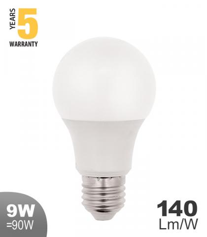 LED крушка E27 9W 1278 lm 4000K - Лед крушки е27