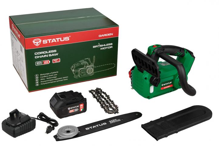 Акумулаторен трион Status SCB250-20 KIT, снимка 3 - Верижни триони