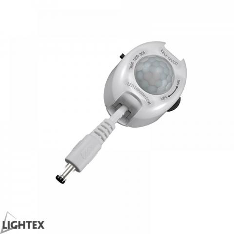 Мини сензор за движение за LED лента Lightex бял 120' RL/SR1050/WH - Led ленти и аксесоари