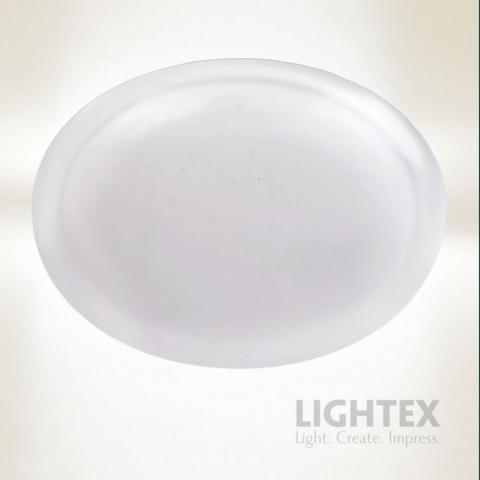 LED плафон Lightex Calypso max.54W 4400 lm 220V димируем с дитанционно ф400 мм бял, снимка 2 - Плафони