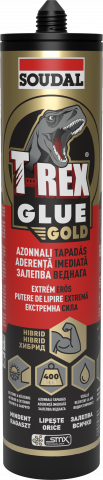 Монтажно лепило Soudal T-Rex Gold 280 мл - Монтажни лепила
