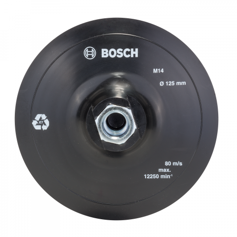 Плоча за ъглошлайф за велкро Bosch 125 мм - Дискове за бормашина и ъглошлайф