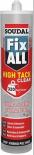 Лепило Soudal Fix all high tack 290 мл прозрачно
