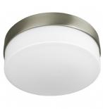 Плафон за баня Lightex Pamela ф280 IP44 2хЕ27 сатен никел/ опал