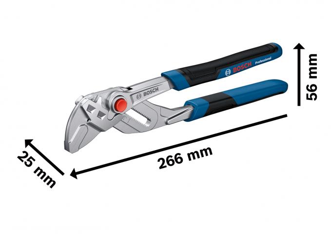 Клещи за гайки Bosch Pro 250 мм, снимка 4 - Тръбни ключове