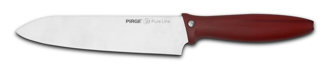 Нож готварски Pure Line 21 см червен - Кухненски принадлежности