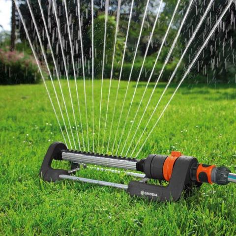Осцилиращ разпръсквач Gardena Aqua S, снимка 3 - Поливане	пръскачки и разпръсквачи