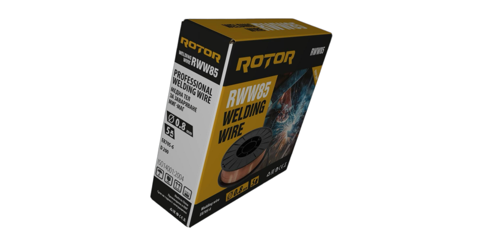 Заваръчна тел Rotor RWW0.8-5ER 0.8 мм 5 кг, снимка 2 - Заваръчна тел